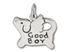 Good Boy Dog Angel Charm