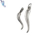 Sterling Silver Italian Horn Charm