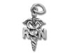 Silver Registered Nurse Charm