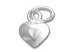 Heart with Soldered Ring Charm
