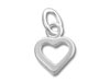Cutout Heart with Soldered Ring Charm
