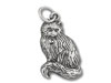 Furry Cat Sitting Charm