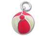 Sterling Silver Enamel Beach Ball Charm