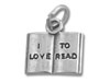 I Love to Read Charm