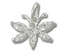 Clear CZ Butterfly