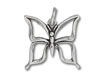 Sterling Silver Simple Butterfly Charm