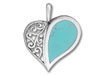 Turquoise Heart Pendant