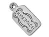 Sterling Silver "Handmade" Tag Charm