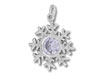 Snowflake with Clear CZ Stone Charm