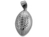 Hollow Football Pendant