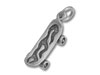 Sterling Silver Skateboard Charm