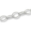 .5mm White Rope Oval Link