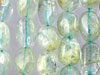 Oval Aquamarine Beads