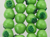 Green Apple Glass Beads