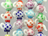 Spotted Tea Pot Glass Beads