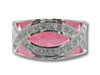 Pink and Silver Ring