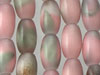 Oval Colorful Glass Beads