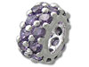 Purple Tanzanite Silver Spacer