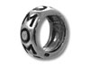 "MOM" Silver Spacer Bead