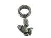 Silver Spacer with Praying Hands