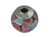 Glass Ballon Design Spacer Bead