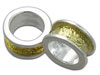 Vermeil Design Spacer Bead