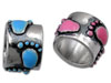Enamel Feet Spacer Bead