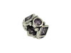 Amethyst Cubic Zirconia Spacer Bead