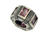 Pink Rectanglar CZ Spacer Bead