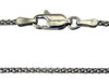 1.5mm Popcorn Rhodium Chain