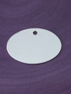Silver Oval Stamping Blank