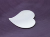 Silver Large Heart Stamping Blank