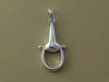 Silver Stirrup Charm