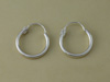 Silver 13mm Hoop Earrings