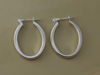 Silver 33mm Hoop Earrings