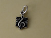 Tiny Treble Clef Note Charm