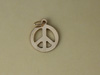 Gold Filled Peace Sign Charm