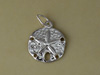 Silver Sand Dollar Charm
