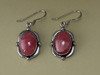 Rhodochrosite Dangle Earrings