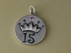 Silver Lt. Amethyst 15 Round Tag
