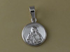 Shiny Round Jesus Medallion