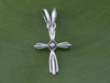 Small Antique Cross Charm