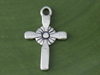Small Sun Cross Charm