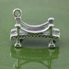 Silver 3D Bridge Charm