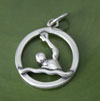 Sterling Silver Swimmer Charm