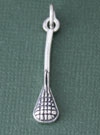 Silver Lacrosse Stick Charm