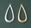 Thin Teardrop Earring Pendant Charm