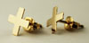 Gold Filled Cross Earrings