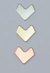 Tiny Chevron Disc Stamping Blank