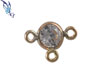 Gold Filled CZ Y Necklace Connector